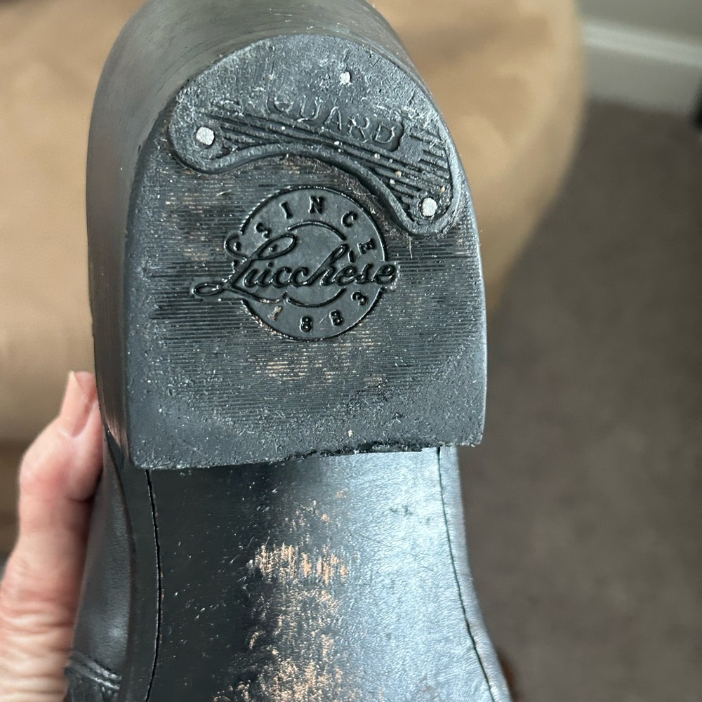 Lucchese Caiman Crocodile exotic leather skin boots. 10 D - Picture 11 of 16
